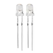 80pcs 3mm Pink LED Diode Lighting Electronics Component Emitting Light 3-3.4V