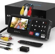 PORTTA VHS to Digital Converter, Video to Digital Recorder with Remote, RCA to H