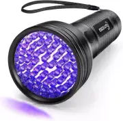 Escolite UV Flashlight, 51 LED 395 Nm Blacklight for Pet Stains and Bed Bugs