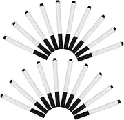 HOMSFOU 20 Pcs Liquid Chalk Markers for Blackboard Windows Glass Dry Erase Water Chalk Pens with Fine Tip for Writing Offices Classrooms Meetings