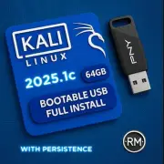 Kali Linux 2025.1 | Full Install + Persistence | 64GB USB 3.2 | 64-bit