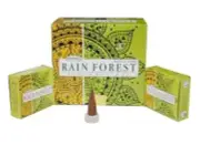 Deepika Rain Forest Natural & Pure Masala Cones Dhoop Incense 12 Pack x 10Cones