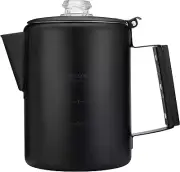 Black Bozeman Percolator Coffee Pot — Camping Coffee Pot, Coffee Percolator – Am