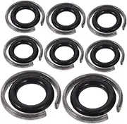 Angoily 8 Sets Wrench -ring Outboard Sealing Kit Impact Key Sizer Switches Adjuster for Plant Hook Chain Electric Wrench to Hammer Converter Socket Multifunctional Key Lock Rubber