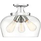 Savoy House Lighting 6-4035-3-11 Octave Semi-Flush Mount Polished Chrome