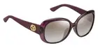 Gucci Women's Grape Purple / Brown Gradient Sunglasses