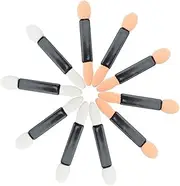 FOMIYES 50pcs Eye Shadow Sponge Applicator Dual-sided Makeup Brush Latex Sponge Comfortable for Women for Beginners and Makeup Artists