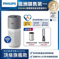 在飛比找myfone網路門市優惠-【獨家買一贈二】飛利浦 PHILIPS 22坪 奈米級空氣清