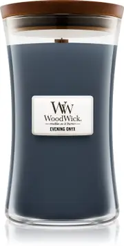 Woodwick Evening Onyx Scented Candle with Wooden Wick 609.5g