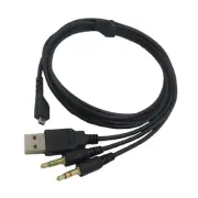 Oxygen-Free Copper Wire Audio Cable For SteelSeries Arctis 3/5/7/Pro Headphone