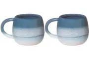 Sass & Belle: Mojave Glaze Espresso Blue Mug (Set of 2)
