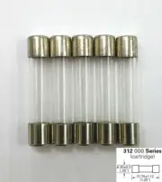 Lot of 5 NEW Littlefuse 312.12A 12A @ 32V Fuses ~ 3AG 1/4" x 1 1/4"