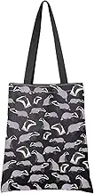 G2TUP Badger Lover Gift Badgers Tote Bag Funny Animal Handbag Cute Badger Gift Animal Lover Gift