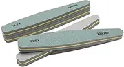 Nail Files Bufers 5pcs Nail File Buffer 220/280 Grit Diamond Nail Buffer Block Sponge Lime a ongle Sanding UV Gel Polishing Tools - (Color: 180-220)