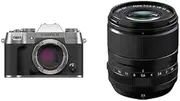 Fujifilm X-T50 Mirrorless Digital Camera, Silver + XF33mm Lens