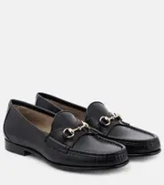 [Gucci] Gucci Horsebit 1953 leather loafers AU 9 black