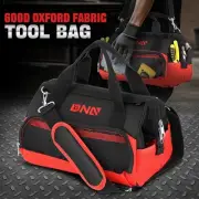 12in Heavy Duty Portable Waterproof Canvas Tool Bag Organizer w/ Shoulder Strap