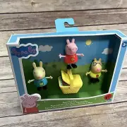 Peppa Pig Peppa's Picnic Fun Playset PEPPA PIG, REBECCA RABBIT, PEDRO PONY NEW!