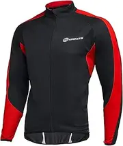 [sponeed] Men's Wind Jackets Cycling Fleece Coat Shirts Winter Windproof Thermal Bicycle Bike Clothes