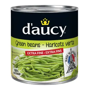 D'aucy 多蔬四季豆罐 extra fine green beans 400g【Sunny Buy】