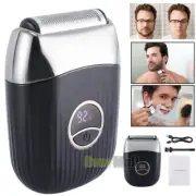 Mini Shave Portable Electric Razor for Mens USB Rechargeable Shaver Home Travel