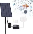 Solar Powered Oxygenator Oxygen Aerator Air Pump Fish Tank Pond Aquarium Garden