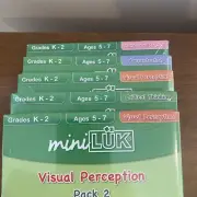 miniLUK Workbook Set for K-2, Ages 5-7 New Sealed 11 Books total
