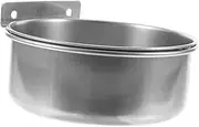 ibasenice Dog Bowl for Crate Portable Pet Feeding Bowl Fixed Style Dog Food Feeder with Dual Screw for Puppies and Dogs