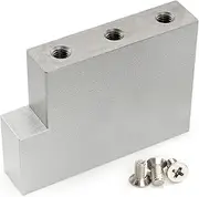 Musiclily Ultra 42mm Full Solid Steel L Shaped Tremolo Block for Electric Guitar Floyd Rose Locking Tremolo Bridge