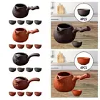Pottery Teapot with Cups Set Tea Maker Chinese Traditional Teapot Tea Kettles