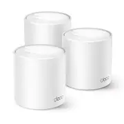 [Deco X1500(3-pack)] Deco X1500 3-Pack AX1500 Whole Home Mesh Easy-Setup Wi-Fi 6 System