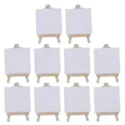 10 PCS Mini Easel Stand Canvas Easels for Display Kids Child