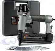 NEU Master Pneumatic Brad Nailer, 2 in 1 Nail Gun Staple Gun Fires 18 Gauge 2 In