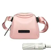 [Generic] Bucket Tote Bags,Large Capacity Zipper Multi-Pocket Chest Bag - Multi-Pocket Lightweight High Capacity Leisure Shoulder Purses