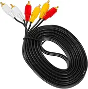 POPETPOP Video Cord Male to Male Cable VCR Wire for DVD and Audio Video Connection High Performance for Stable Signal Transmission