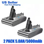Lizone 2 PC 5.0Ah for Dyson V10 25.2V 2600mAh 66Wh 240923-01 Battery Replacement