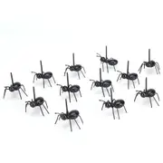 2BOXS 12pcs Cute Ant Fruit Fork DIY Novelty Eco-friendly Plastic Desserts Snack Cake Decorative Forks Reusable Fruit Salad Sticks Home Decor