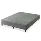 Zinus Ensemble Bed Frame King Size Mattress Base Fabric Dark Grey