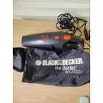 二手 BLACK & DECKER 美國百工 AV1205 12V車用吸塵器 點煙器供電 手持吸塵器