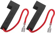 2pcs Microwave Oven Kit Fuse for Microwave Kitchen Microwave Oven Fuse Microwave Fuse Microwave Oven High Voltage Fuse Mini Fuse Holder Microwave High Voltage Fuse Plastic