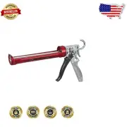 Professional Caulk Gun 1/10 Gallon - Extra Long Barrel for Hassle-Free Reloading