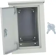 OSALADI Outdoor Electrical Cabinet Waterproof Aluminum Distribution Box Wall-Mounted Enclosure Easy Distribution