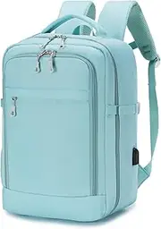 SPAHER Ryanair Cabin Bag Hand Luggage Backpack 15.6 Inch Laptop Backpack Hand Cabin Luggage Approved Expanded Travel Laptop Carry On Bag Holdall Shoulder Bag Rucksack Flight Bag with USB