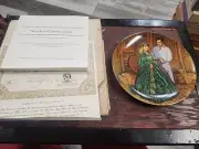 1984 Gone With The Wind “Scarlett's Green's Dress” L.E.Collector Plate Knowles
