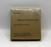 Rioddas External DVD/CD Drive/USB 3.0 Pop-up Mobile External (BT638)-Sealed