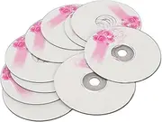 Yunseity CD-R 730MB 52X Recordable Blank Discs, CD R Blank Discs for Data and Music, Storage 175 Songs or 225 Photos (10PCS)