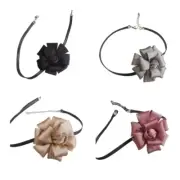 Trendy Rope Necklace Collarbone Chain Fabric Material Suitable for Wedding Party