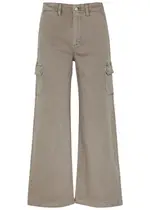 Paige Carly Wide-leg Cargo Jeans - Taupe - 26 (W26 / UK8 / S) 26 (W26 / UK8 / S)