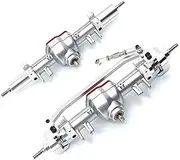 Upgrade Parts RC Car Accessories for MN MN128 MN86 MN86S G500 1/12 RC Remote Control Car Parts Metal Upgrade Fr&on&t and Rear Axle Differential(E)