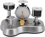 Mini Drum Set, AAA Battery Powered Portable Desktop Drum Kit with Sounds, Compact Stable Base Electronic Finger Touch Drum Set for Kids, Collection Decoration, Party Favors